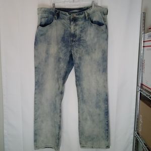 DAVID BITTON BUFFALO 42 x 32 Jeans Tie Dye Blue